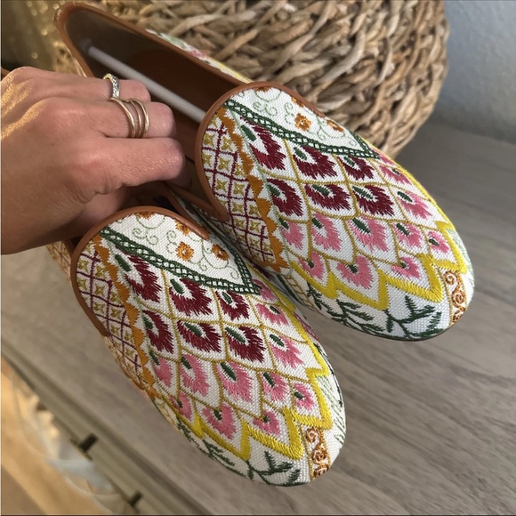 Ramon Tenza Geometric‎ Woven Slip-On Loafers - Picture 5 of 5